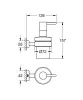 Дозатор рідкого мила Grohe Essentials Cube New (40756001) — Photo 7