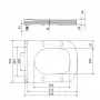 Сидіння для унітаза підлогового (Stenava) 435×345×30 мм, White, з мікроліфтом, Slim Duroplast, Quick Release QT99SC8303W Qtap — Photo 6