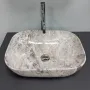 Умивальник (раковина) VBI RAVENNA STONE GLOSSY накладний — Photo 9