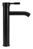 Змішувач для раковини (умивальника) REA GRAFF BLACK чорний високий — Photo 6