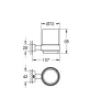 Стакан для зубних щіток Grohe Essentials Cube New (40755001) — Photo 5