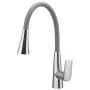 Змішувач для кухні Mixxus Premium Matis 011-T (NUT) Refl.Gray (Колір хром+силік.вилив сірий) (MI8267) — Photo 7