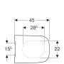Сидіння для унітазу Geberit Smyle Square 500.687.01.1 — Photo 7