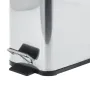 Відро для сміття з плавним закриттям прямокутне ZERIX SANSA-TC0105 SS COLOR 5л (колір нержавійка) (ZX5893) — Photo 5