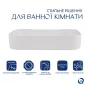 Комплект Qtap Scorpio: Раковина накладна 550x390x120 мм, White, прямокутна + Донний клапан Pop-up PU02 — Photo 8