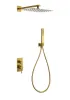IMEX TOSCANA BRUSHED GOLD Набір для душу, PVD матове золото — Photo 2