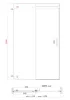 Двері в нішу Koer SR SD02-120x200-TR-01 прозоре скло Easy Clean 8мм, хром (KR5384) — Photo 40