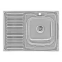 Кухонна мийка Lidz 6080-R 0,6 мм Decor (LIDZ6080RDEC06) — Photo 7