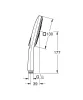 Ручний душ, 3 режими струменя Grohe Rainshower 130 Cube (26582000) — Photo 9