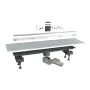 i-FLOW C лінійний трап 800мм, з решіткою під плитку, хром — Photo 2