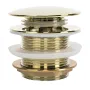Донний клапан для ванни VBI GOLD click-clack, універсальний — Photo 3