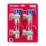 Комплект кранів для підключення газового котла Koer KR.1322 кутовий (1/2"x2шт, 3/4x2шт) (KR3126) — Photo 2
