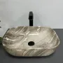 Умивальник (раковина) VBI RAVENNA JASPER GLOSSY накладний — Photo 6