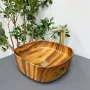 Умивальник (раковина) VBI AREZZO WOOD MATT накладний — Photo 5