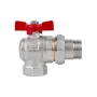 Кран кульовий Icma FAR. ROSSA 1" кутовий №361 — Photo 6