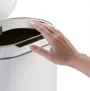 Відро для сміття сенсорне овальне Mixxus Premium Topper-TC0112 White 12л колір білий (MI7082) — Photo 13