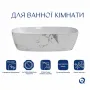 Раковина накладна Qtap Robin 500х380х140 мм, Marble, прямокутна, з донним клапаном QT04116302MR — Photo 7