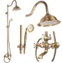 Душовий гарнітур REA BERGAMO ANTIQUE BRONZE з виливом — Photo 6