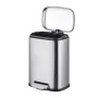 Відро для сміття з плавним закриттям прямокутне Mixxus Premium Style-TC0305 SS Color 5л колір нержавійка (MI7060) — Photo 27