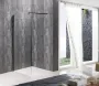 Душова перегородка Mixxus Premium FLAT SP02-90x200-TR Black Walk-In прозоре скло 8мм (MI6855) — Photo 6