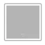 Дзеркало ZERIX MIRRA MR05-80x80 з LED Touch, Anti-fog, димером, рег. яскравості (ZX6058) — Photo 7