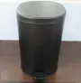 Відро для сміття з плавним закриттям овальне ZERIX PRIME-TC0105 BLACK 5 л (колір чорний) (ZX5902) — Photo 14