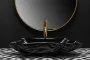 Умивальник (раковина) REA INFINITY BLACK чорний накладний * — Photo 9
