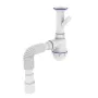 Сифон для кухні Zerix SK-01-B 1 1/2"x40 з литим випуском та відведенням для пральної машини (ZX4951) — Photo 2