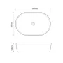 Раковина накладна Mixxus Premium ELLIPSE-0105 EDGE GOLD 600х400х150mm (MP6564) — Photo 15