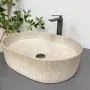 Умивальник (раковина) VBI VERONA 50 BEIGE STONE MATT накладний — Photo 6