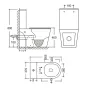 Бачок до унітазу-компакту Mixxus Bevel-0405-R Tank 605х370х800 зі зливною арматурою (MI8325) — Photo 11