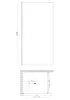 Душова перегородка Koer SR SP01-100x200-TR-01 Walk-In прозоре скло Easy Clean 8мм, хром (KR5393) — Photo 41