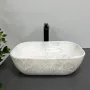 Умивальник (раковина) VBI RAVENNA LIGHT STONE GLOSSY накладний — Photo 6