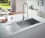 Мийка кухонна Grohe EX Sink K1000 (подвійне крило зліва) (31582SD0) — Photo 7