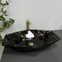 Умивальник (раковина) VBI VENEZIA MARBLE BLACK GLOSSY накладний — Photo 6
