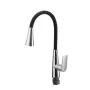 Змішувач для кухні Mixxus Premium Matis 011-T (NUT) Refl.Black (Колір хром+силік.вилив чорний) (MI8266) — Photo 9