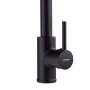 Змішувач для кухні з виливом пружина Mixxus Premium SPRING 017 BLACK (MI6951) — Photo 9