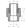 З'єднувальна муфта ЗР 20x3/4M PPR Koer K0095.PRO (KP0114) — Photo 3