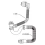 Сифон для ванни Mixxus SV-03-A 1 1/2" прямоточний з пластиковим випуском та переливом (MI8200) — Photo 3