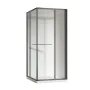 Душова кабіна без піддону Koer SR SC09-90x90x200-L-TR-07 прозоре скло Easy Clean 6мм Графіт (KR5685) — Photo 5