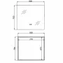 Дзеркало Qtap Taurus (TA2) 800×700 мм з LED-підсвічуванням Touch, з антизапотіванням, з димером, рег. темп. кольору (3000-6500K) QTTAU70070048955 — Photo 9