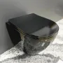 Підвісний унітаз VBI VULCANO BLACK GLOSSY — Photo 6