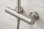 IMEX MONZA BRUSHED NICKEL Душова колона з термостатом TURN CLEAN, матовий нікель — Photo 7