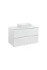Тумба SANWEST GROUP "VELMA" 100 біла+стільниця біла — Photo 2