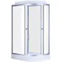 Бокс душовий без гідромасажу Mixxus WAVE SB02-120x80x215-L-FB SATIN з низьким піддоном (MI6892) — Photo 14