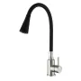 Змішувач для кухні Lidz Aria 015F31 з гнучким виливом (k35) LDARI015F31BNK31872 Black / Nickel — Photo 2