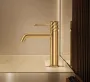 IMEX BLESS BRUSHED GOLD Змішувач для умивальника, PVD матове золото — Photo 10