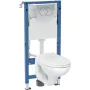 Комплект: DUOFIX PRO 20 монт. елемент для подв. унітазу, з бачком скр.монтажу Delta 12см, підв. унітаз Idol з сидінням, див. клавіша Delta01, глянц.хр — Photo 2