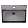 Раковина Qtap Nando 600х420х130 Matt black з донним клапаном QT1211K4041MB — Photo 6