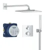 Душова система прихованого монтажу з термостатом Grohe Grohtherm (34870000) — Photo 4
